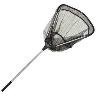 READY STOCK) SAUK IKAN boleh lipat / Foldable Aluminum Alloy Landing Net  Pole Casting Fishing Net