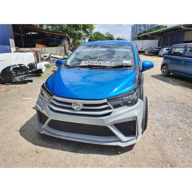 Perodua bezza 2016 2017 2018 2019 Gt front bumper bodykit body kit drl