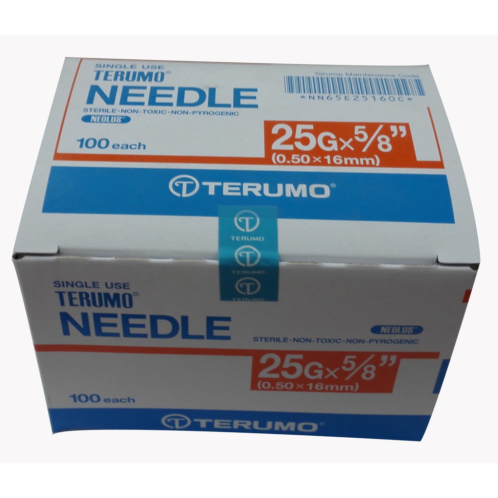 TERUMO NEEDLE 25G X5/8