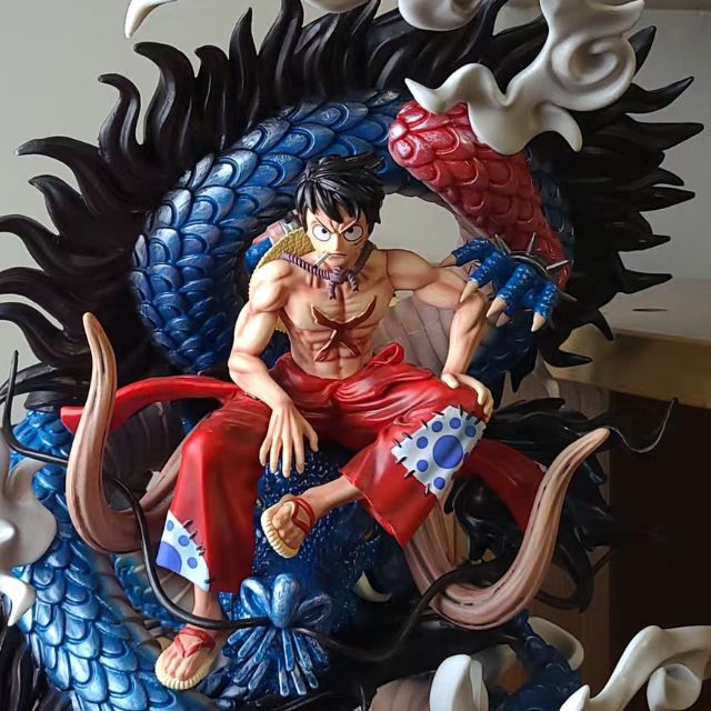 Toyheaven One Piece Wano Luffy Kaido Dragon Cola Gk Copy Resin Figure 可乐路飞 和之国 手办 Shopee Malaysia