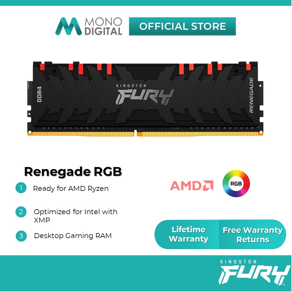 Buy Kingston FURY Renegade DDR4 RGB DDR4 Memory 3200MHz 3600MHz 4000MHz 