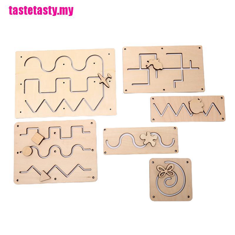 Durable Essential TasteBusy Board DIY Track Toys Baby Montessori Sensory Activity Access Have - Image 4