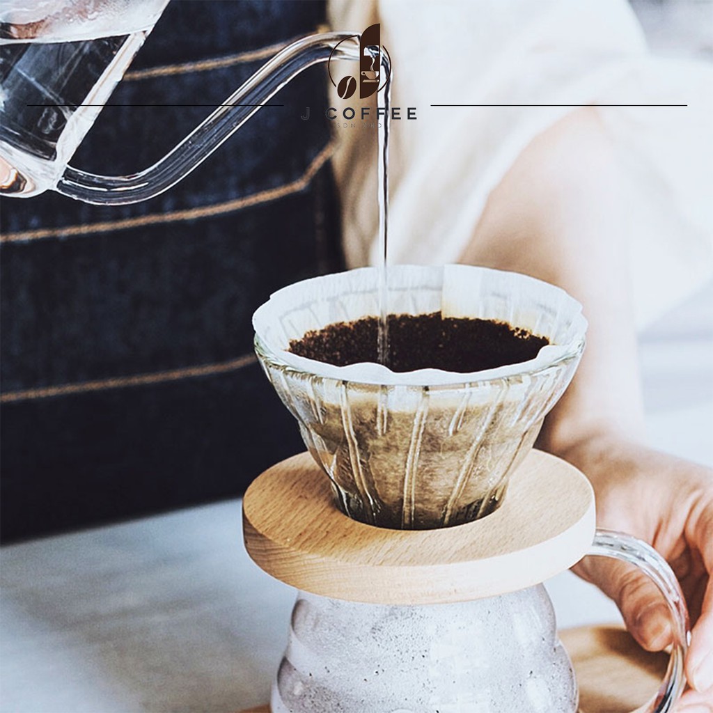MOJAE V60 Glass Coffee Dripper (Model01) For Pour Over Coffee Offer