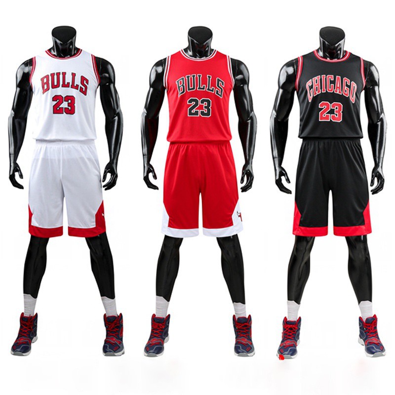 Adult NBA Chicago Bulls Jersey #23 Michael Jordan Basketball Jersey ...