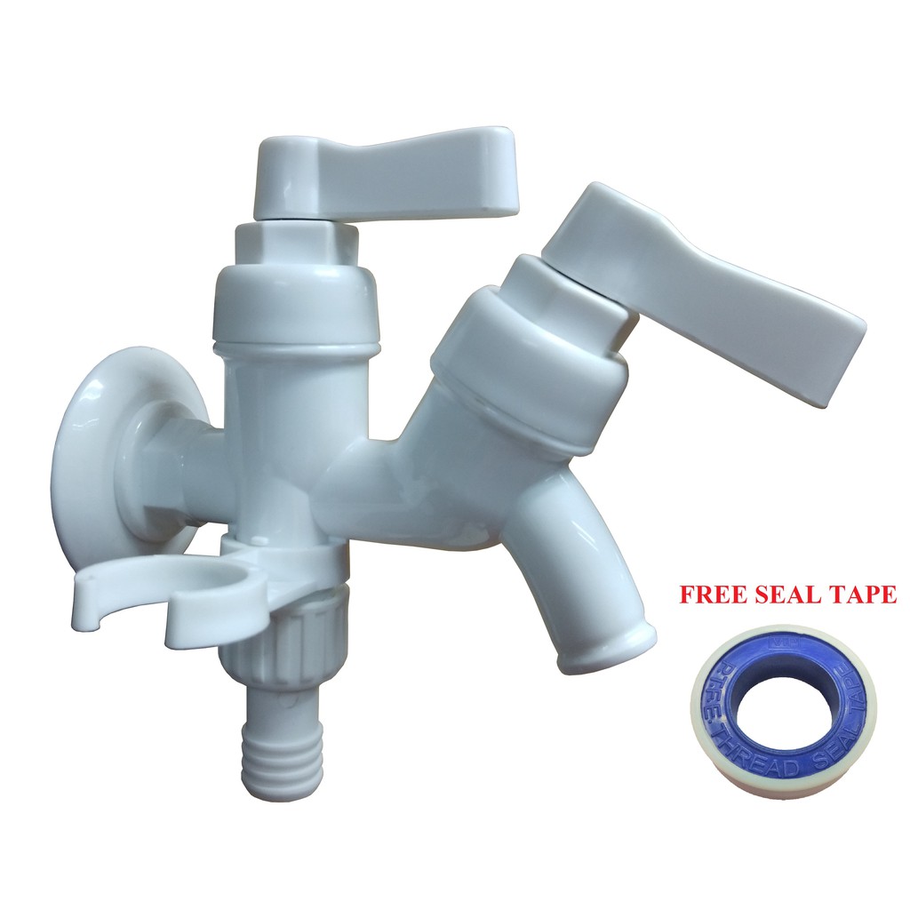PVC Two Way Tap/Plastic Two Way Tap/Plastic Tap/ PVC Two Way Bib Tap