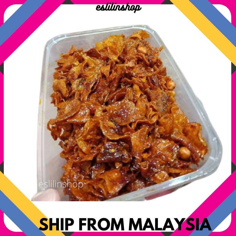 Kerepek Sambal Kentang Ikan Bilis Kacang Rangup 300g Shopee Malaysia