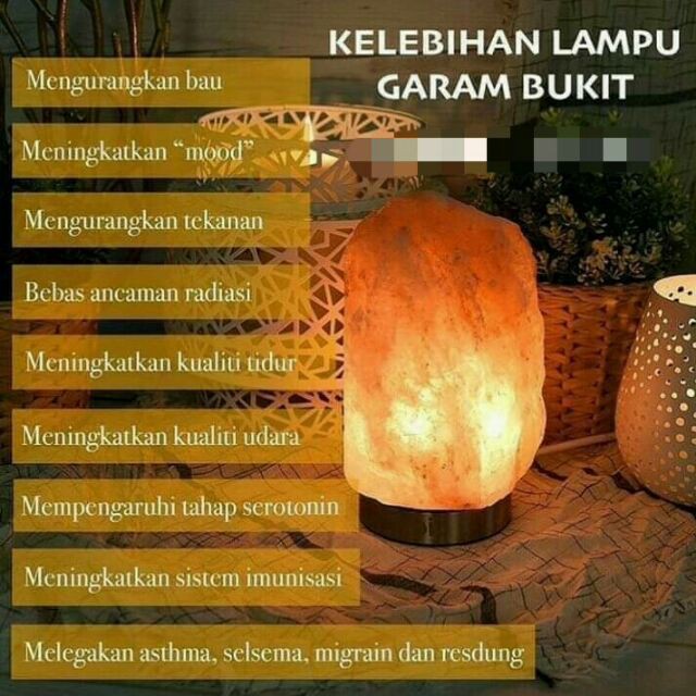 Ucapkan Selamat Tinggal Kepada Keserabutan Fikiran Dengan Garam Mandian Dan Lampu Garam Dari Aura Rezeki Buzzcentrum