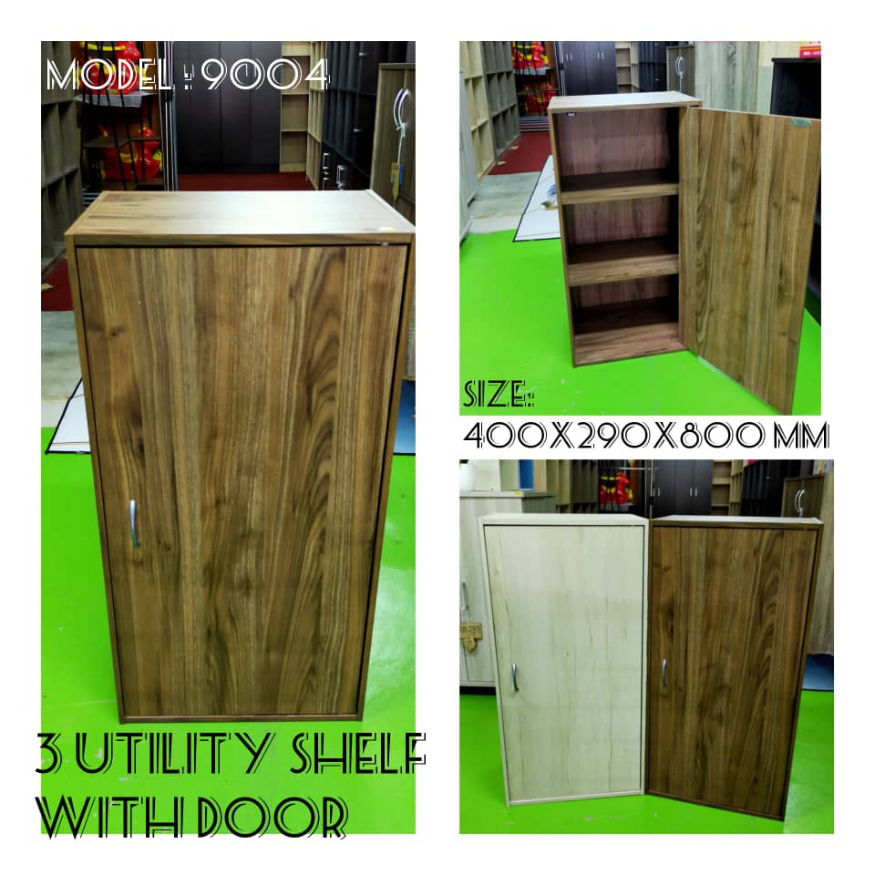 Premium High Quality Utility Shelf with lock/ One Doors Storage Cabinet ...