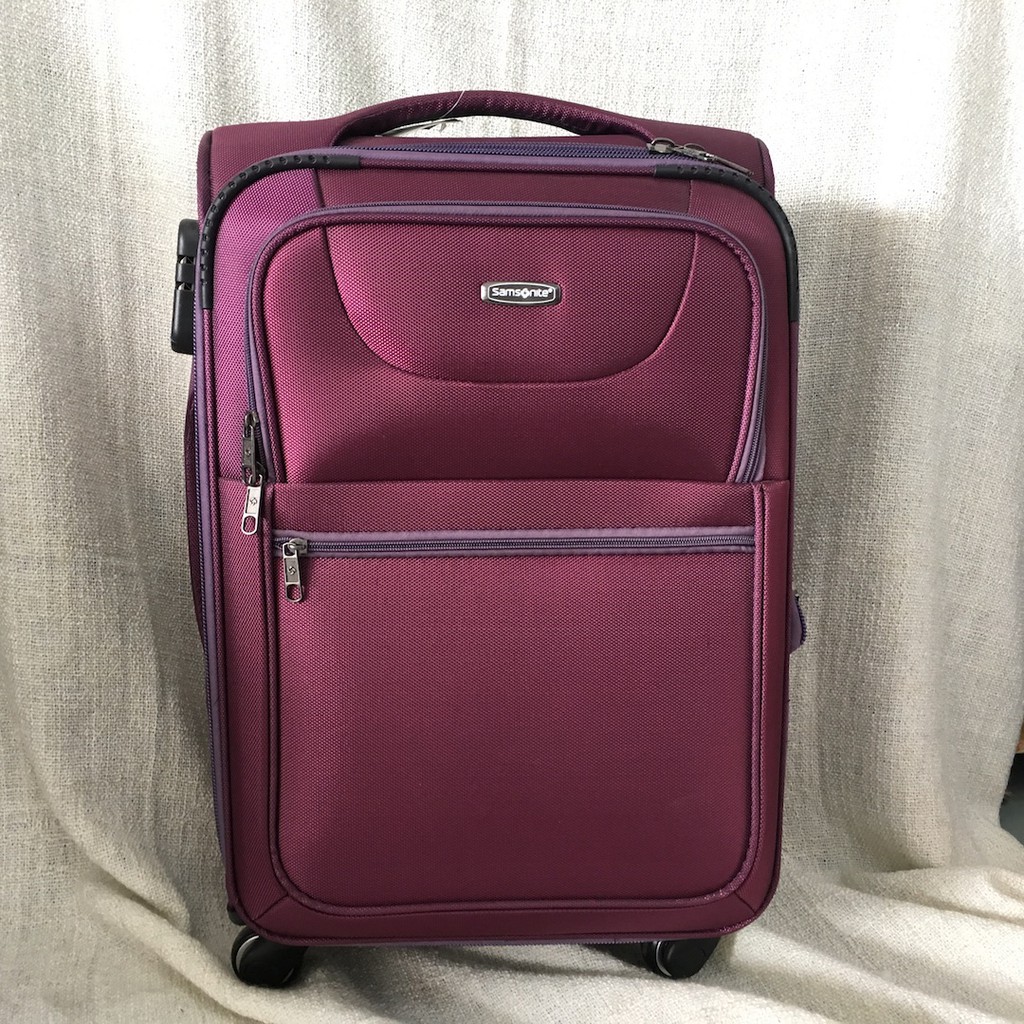 samsonite fabric suitcase