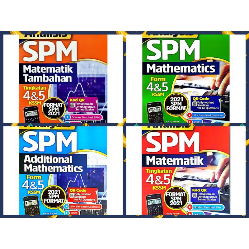 Bbss 2021 Analisis Kssm Spm Matematik And Additional Mathematics Dlp Form 5 Shopee Malaysia