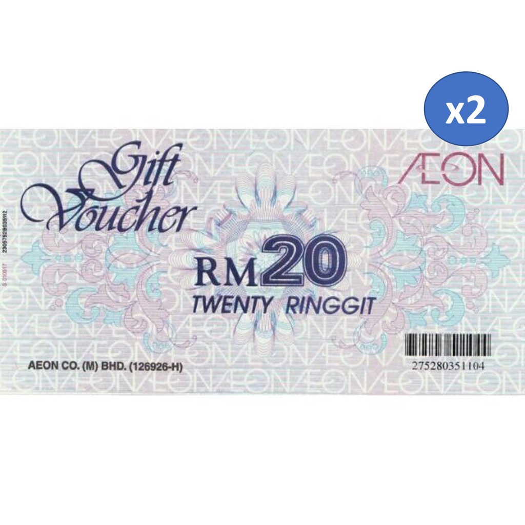 (GWP) P&G RM40 Aeon Gift Voucher [NOT FOR SALE] Gimmick | Shopee Malaysia