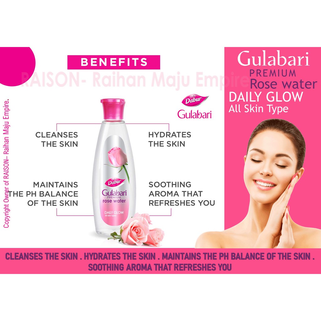 Dabur Gulabari Rose Water 1ml Shopee Malaysia