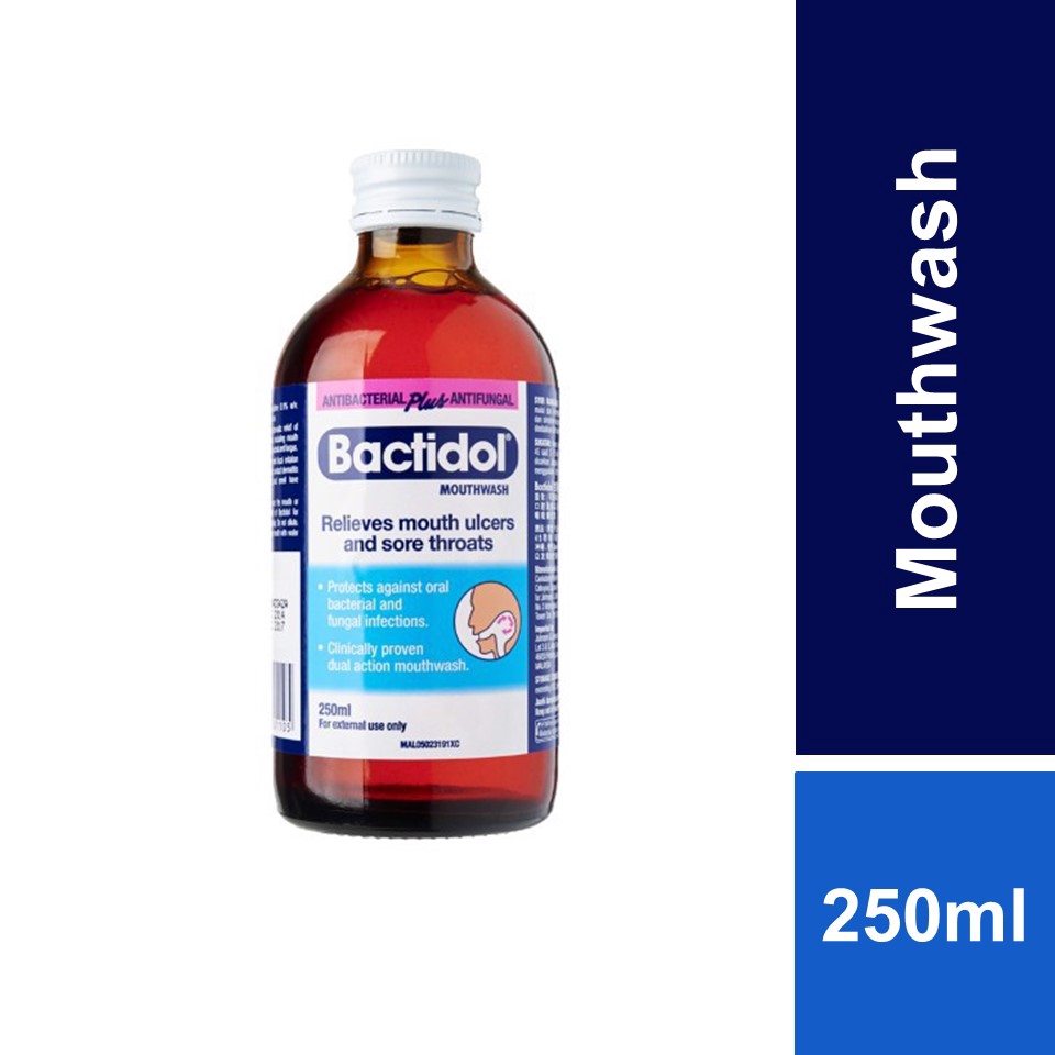 Bactidol Mouthwash 250ml Shopee Malaysia