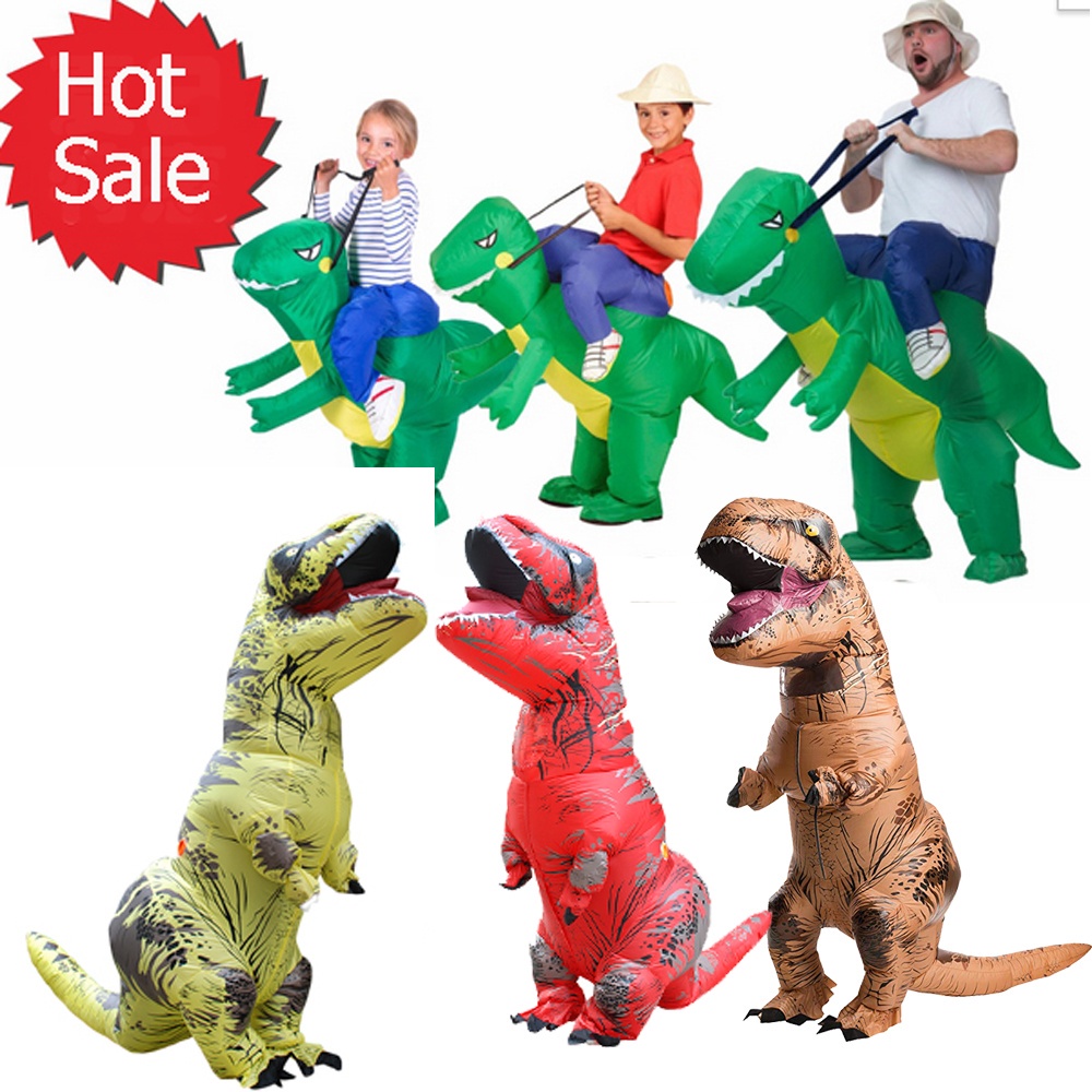 Inflatable Costume Adult Inflatable Velociraptor Costume Halloween