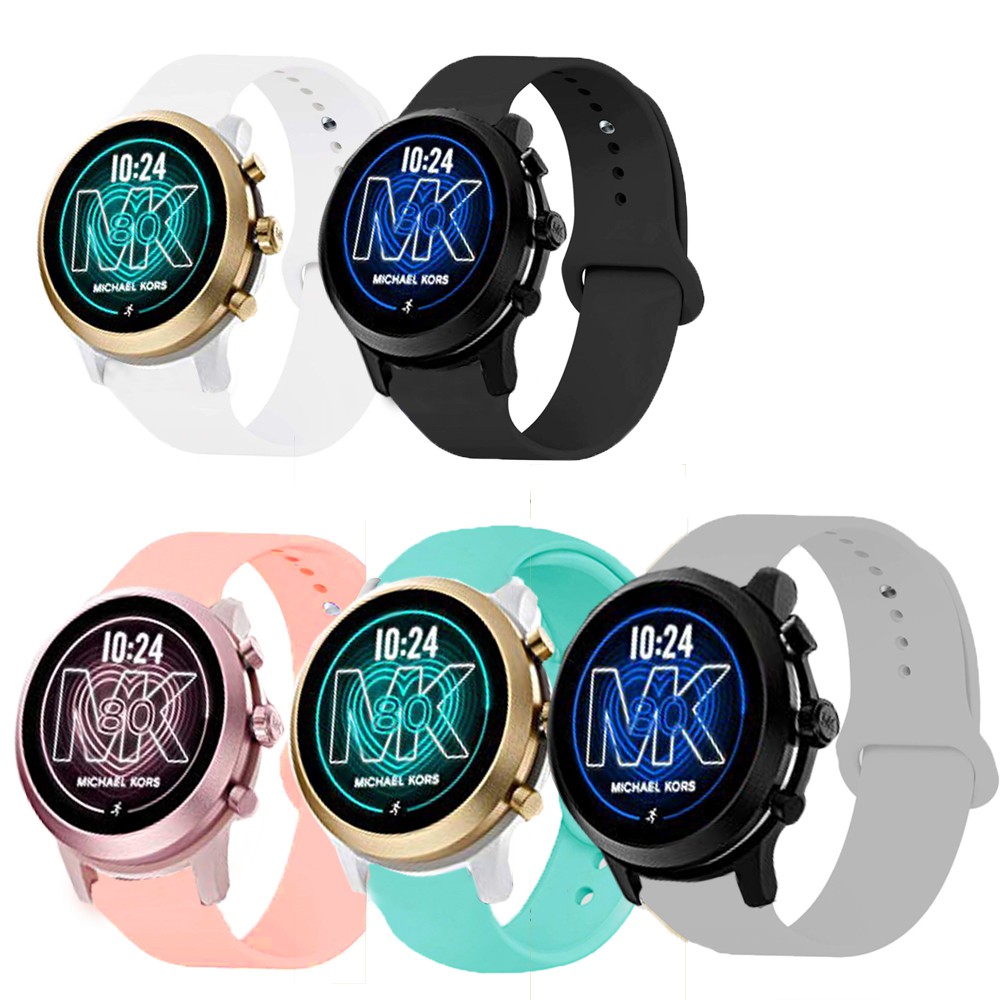 for Michael Kors MKGO Bands, Blueshaw Sport Silicone Replacement Strap for  Compatible for Michael Kors Access MKGO | Shopee Malaysia