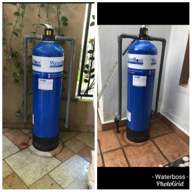 Waterboss Outdoor Water Filter Height 9 X Diameter 35 Sand