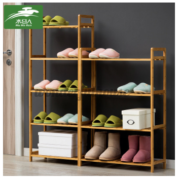 3 4 5 Tiers Shoe Rack Storage Bamboo Wooden Shelf Stand Shelve Home Organizer Shopee Malaysia