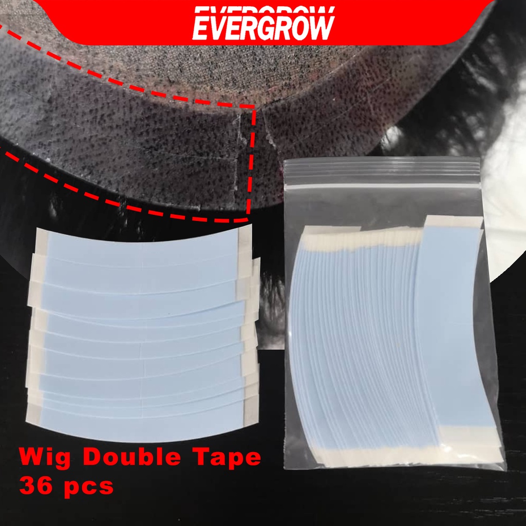 wig double sided tape toupee 36pcs double sided tape wig glue Blue