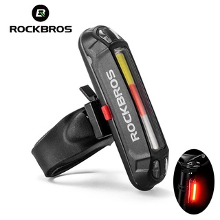 ROCKBROS Bike Rear Light Waterproof Cycling Taillight LED USB Rechargable Lights