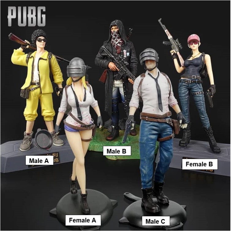 Pubg Series Figures (Male/Female 