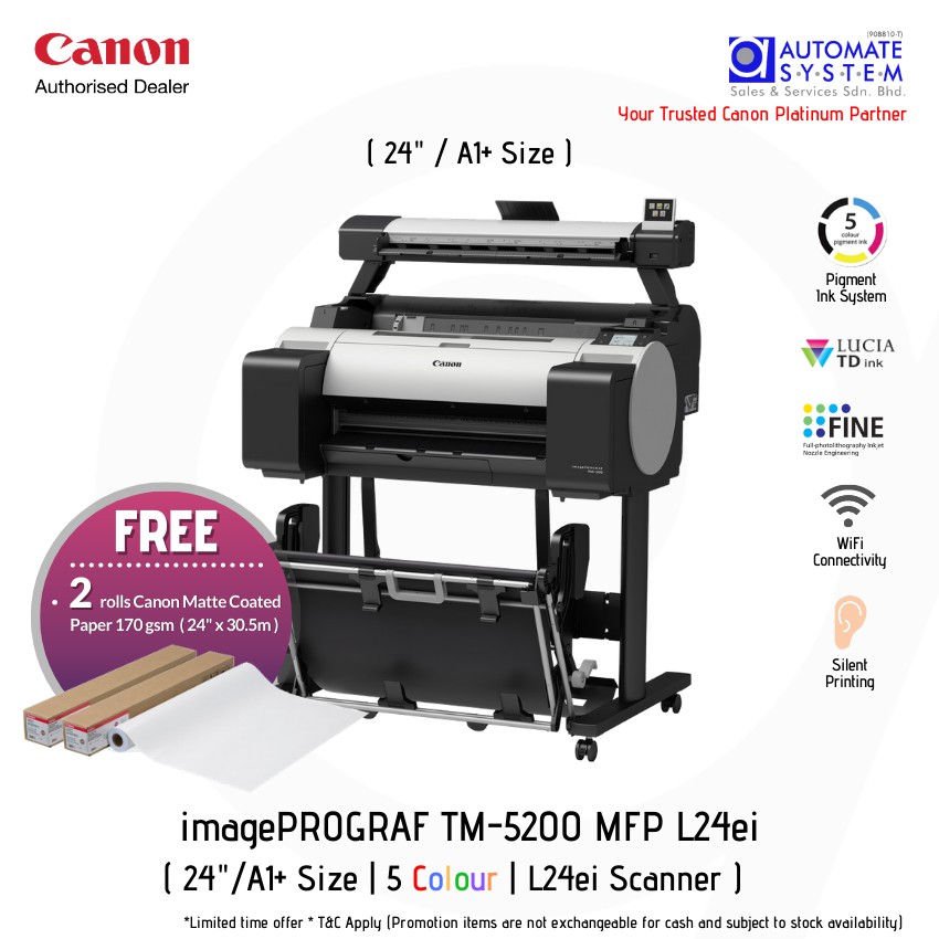 canon tm 5200 printer