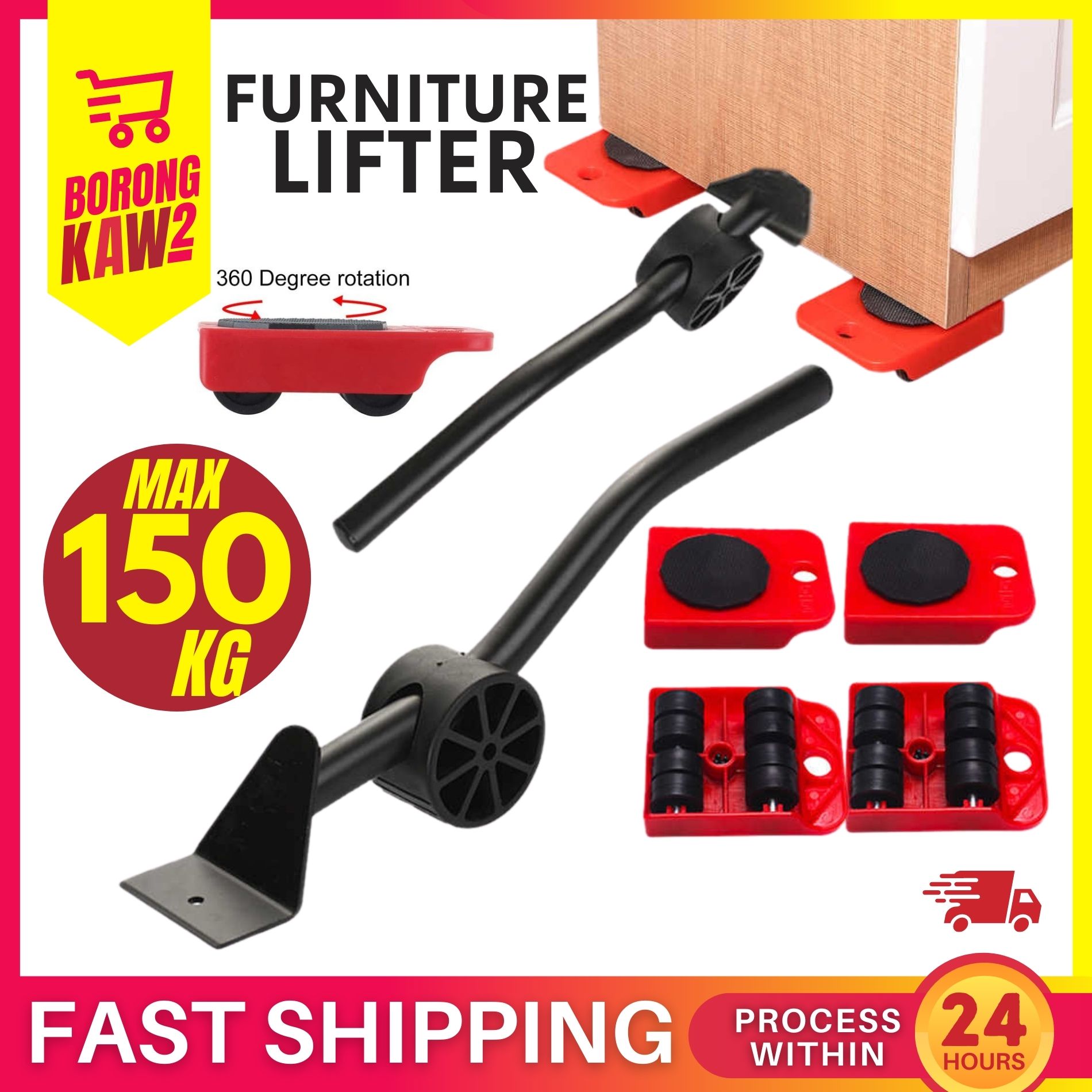 LM05 Furniture Lifter Transport Mover Tools Rolling Wheel Corner