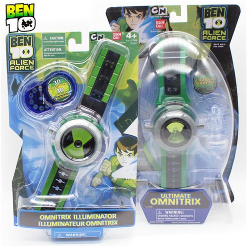 BEN 10 ELIEN FORCE WATCH OMNITRIX ILLUMINATOR (27601/27605) | Shopee ...