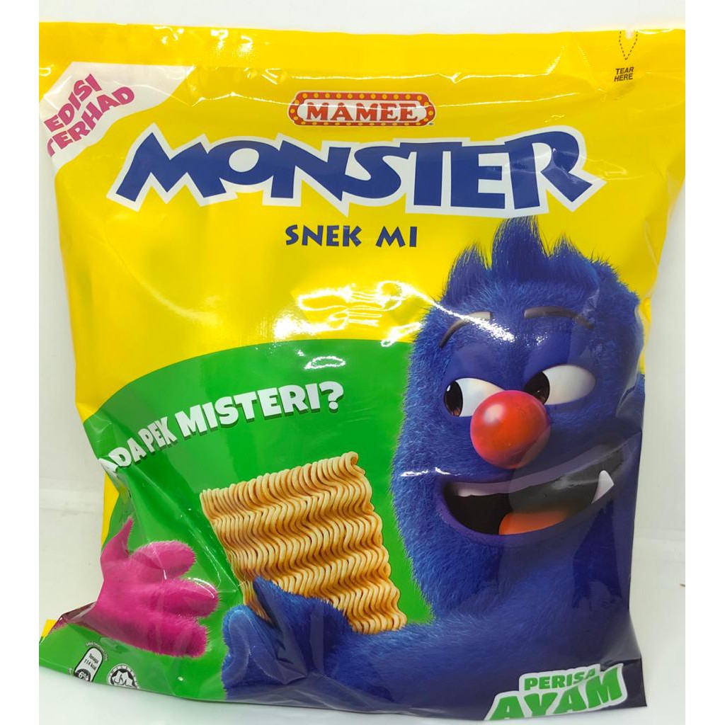 Mamee Monster Limited Edition 25gm X 8 Packs Ada Pek Misteri Shopee Malaysia