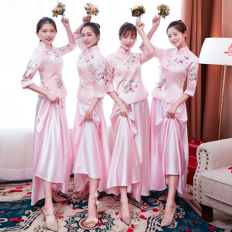 chinese bridesmaid dresses