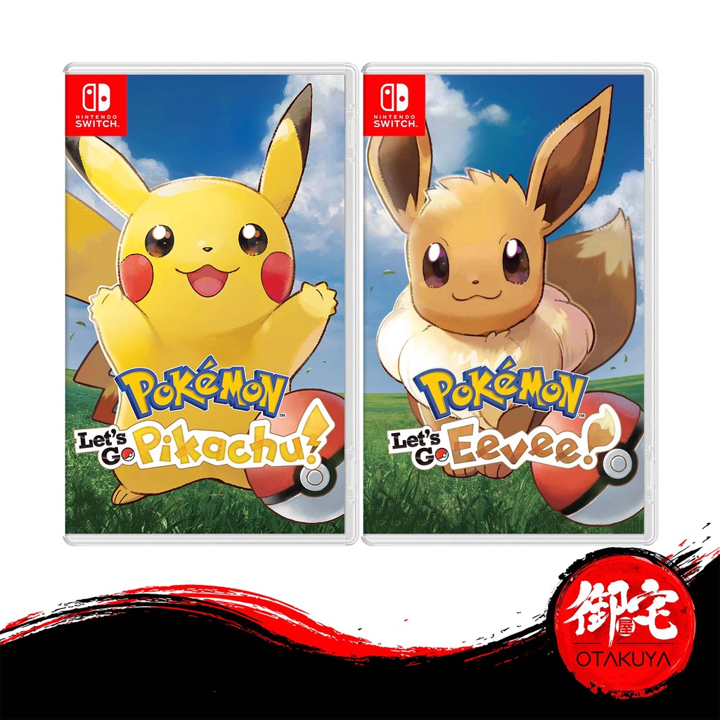 Nintendo Switch Pokemon Let's Go Pikachu / Eevee (English Multilingual Version 中英文合版) | Shopee Malaysia