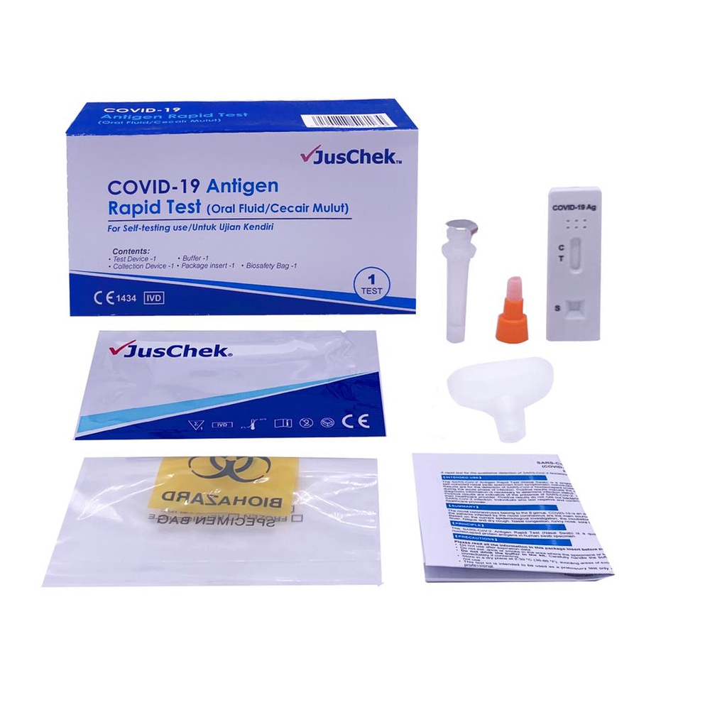 Juschek Covid-19 Saliva Antigen Rapid Test Kit 1's | Shopee Malaysia