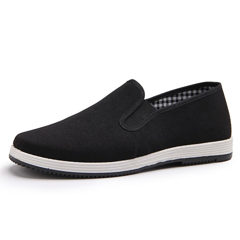 black cloth shoes