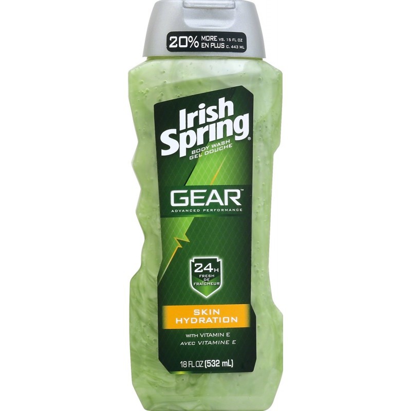 Irish Spring Shower Gel 24h Body Wash 532ml Shopee Malaysia