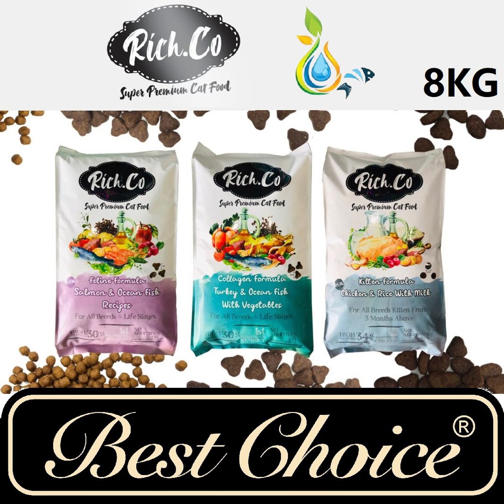 🌟Super Premium🌟 Rich. Co Cat Food 8KG (Rich Choice) Shopee Malaysia