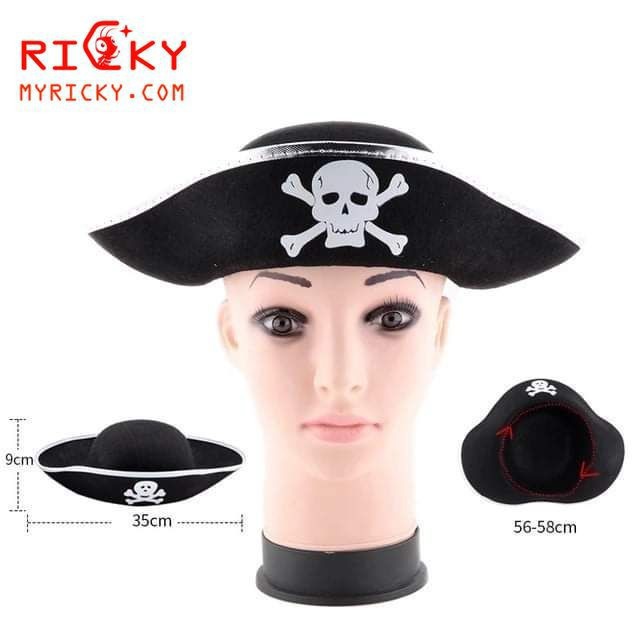 Pirate Hats Pirates captains Halloween Costume Shopee Malaysia