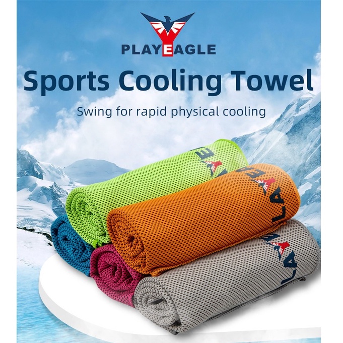 Golf cold sweat-absorbent quick-drying outdoor sports Cooling towel高尔夫冷感吸汗速干户外运动冰感毛巾READY STOCK