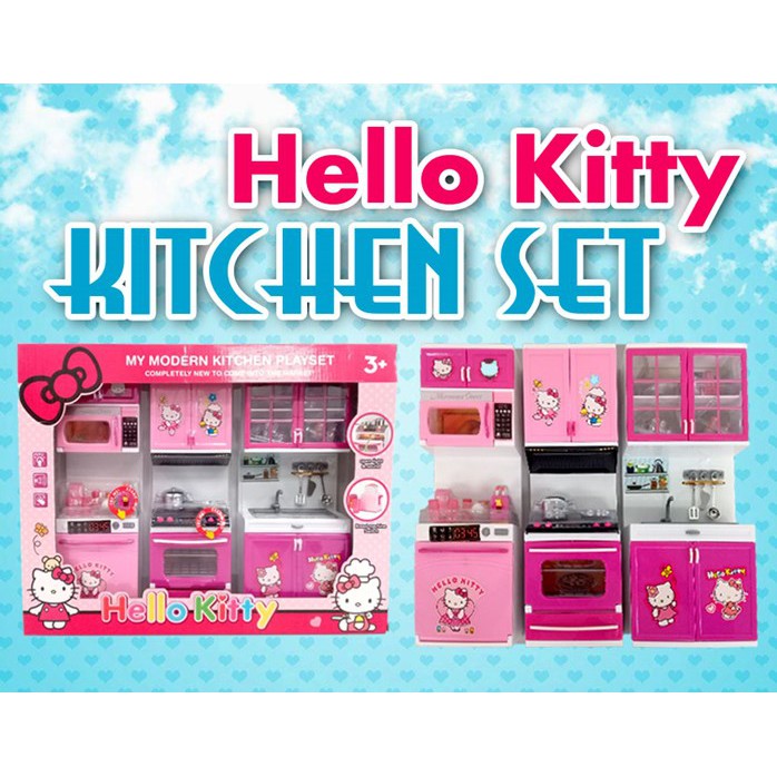 Hello Kitty Kitchen Set Shopee Malaysia