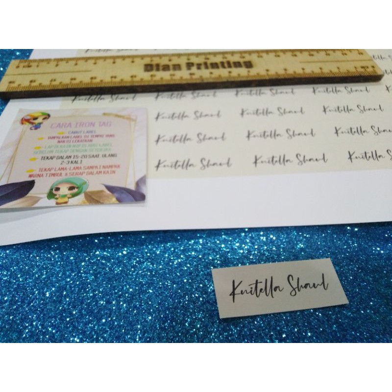 Buy Label Tag Jenama Sendiri Tudung Shawl Telekung Baju Iron On Label Cepat Dan Pantas Seetracker Malaysia
