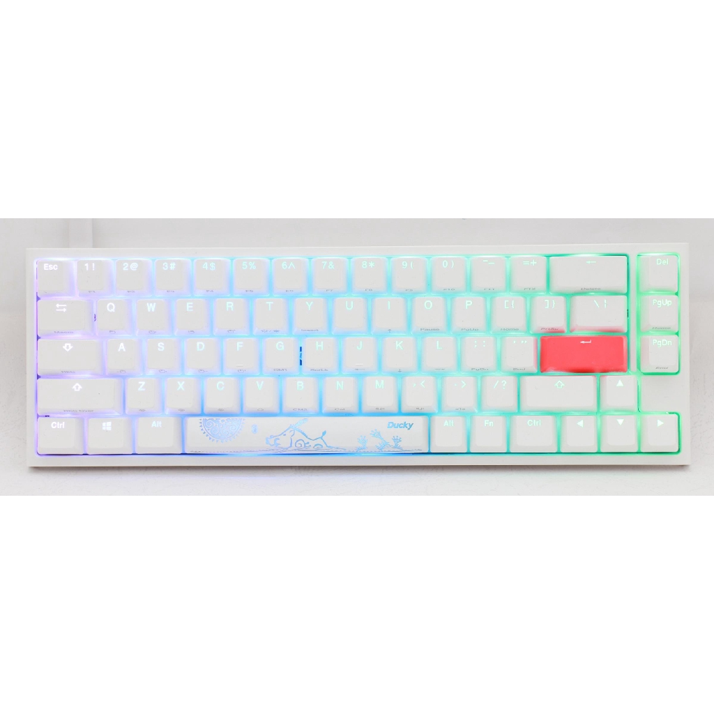 Ducky One 2 Sf White Mechanical Keyboard Cherry Mx Black Brown Blue Red Silent Red Speed Shopee Malaysia