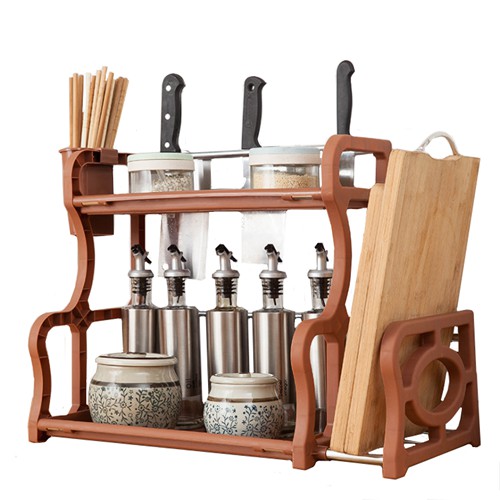 Creative Multifunctional Kitchen Rack Storage Organizer Spices ...