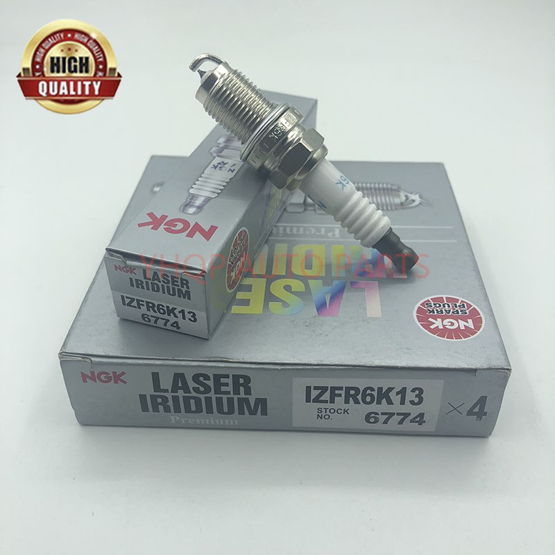 4pcs NGK IZFR6K13 6774 GENUINE Iridium Platinum Spark Plug HONDA CITY