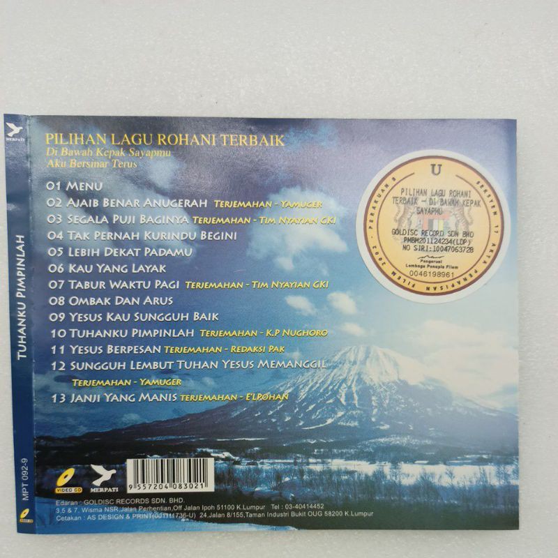 Lagu Lagu Rohani Mtv Karaoke Dvd Vcd Shopee Malaysia