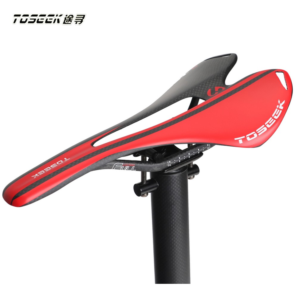 red mountain bike seat