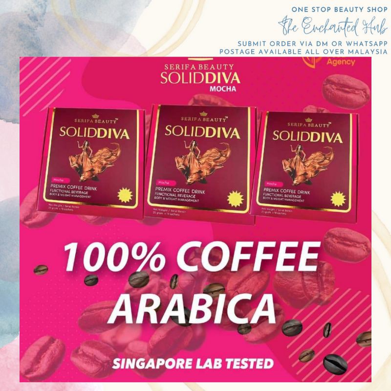 Buy Solid Diva Coffee Mocha By Serifa Beauty Slimming Original Ifa Raziah Seetracker Malaysia
