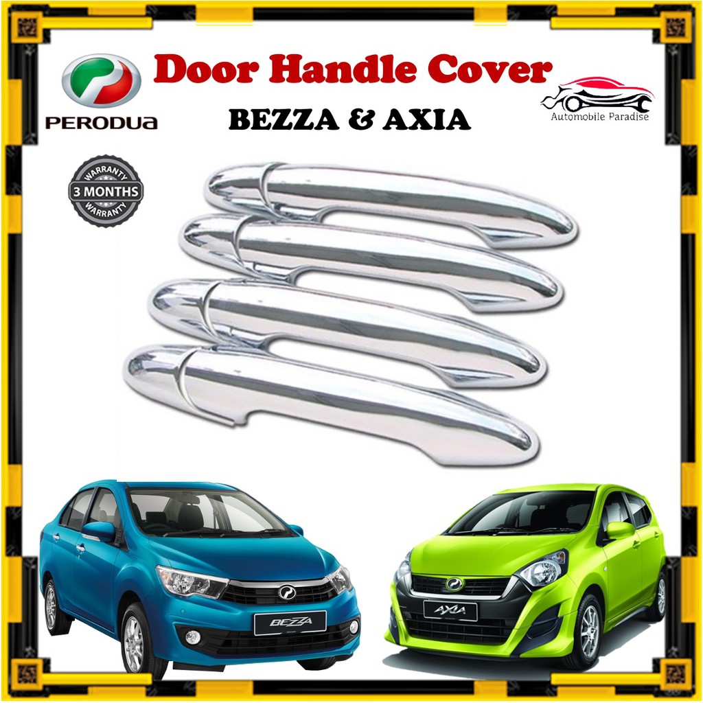 Perodua Axia / Bezza / Myvi - Chrome Door Handle Cover / Pemegang ...