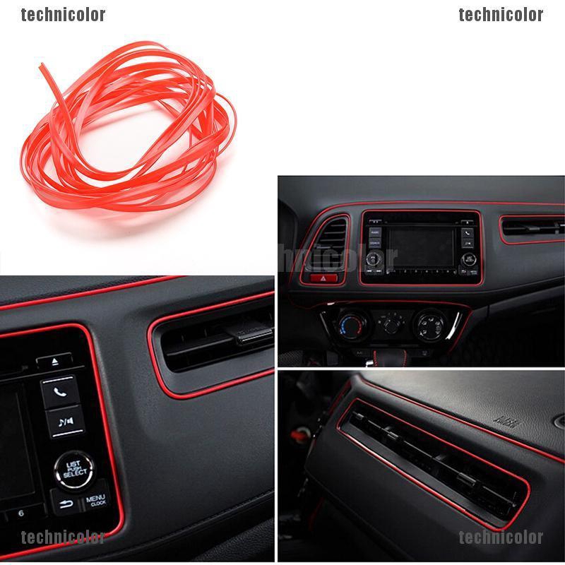 5m Red Car Decoration Thread Car Interior Decorate Strips