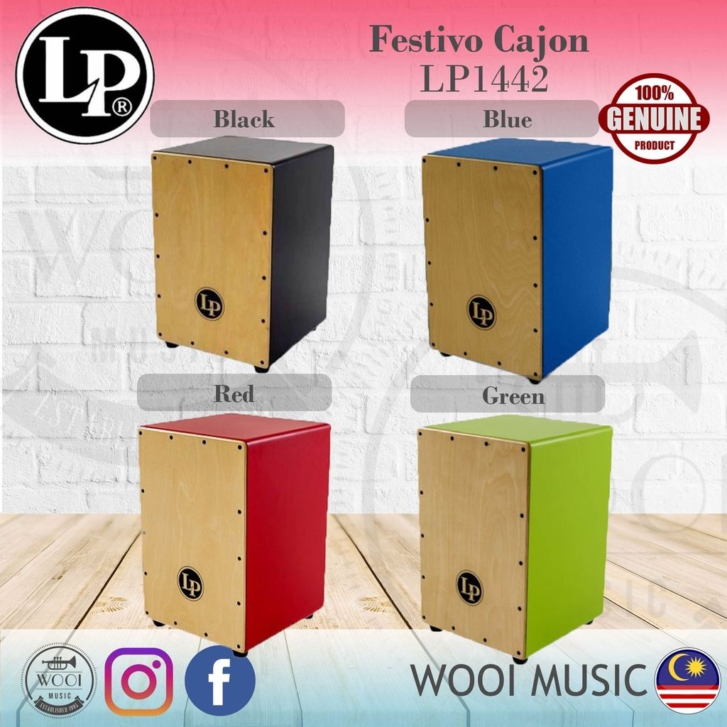 LP Latin Percussion LP1442 Festivo Cajon Shopee Malaysia
