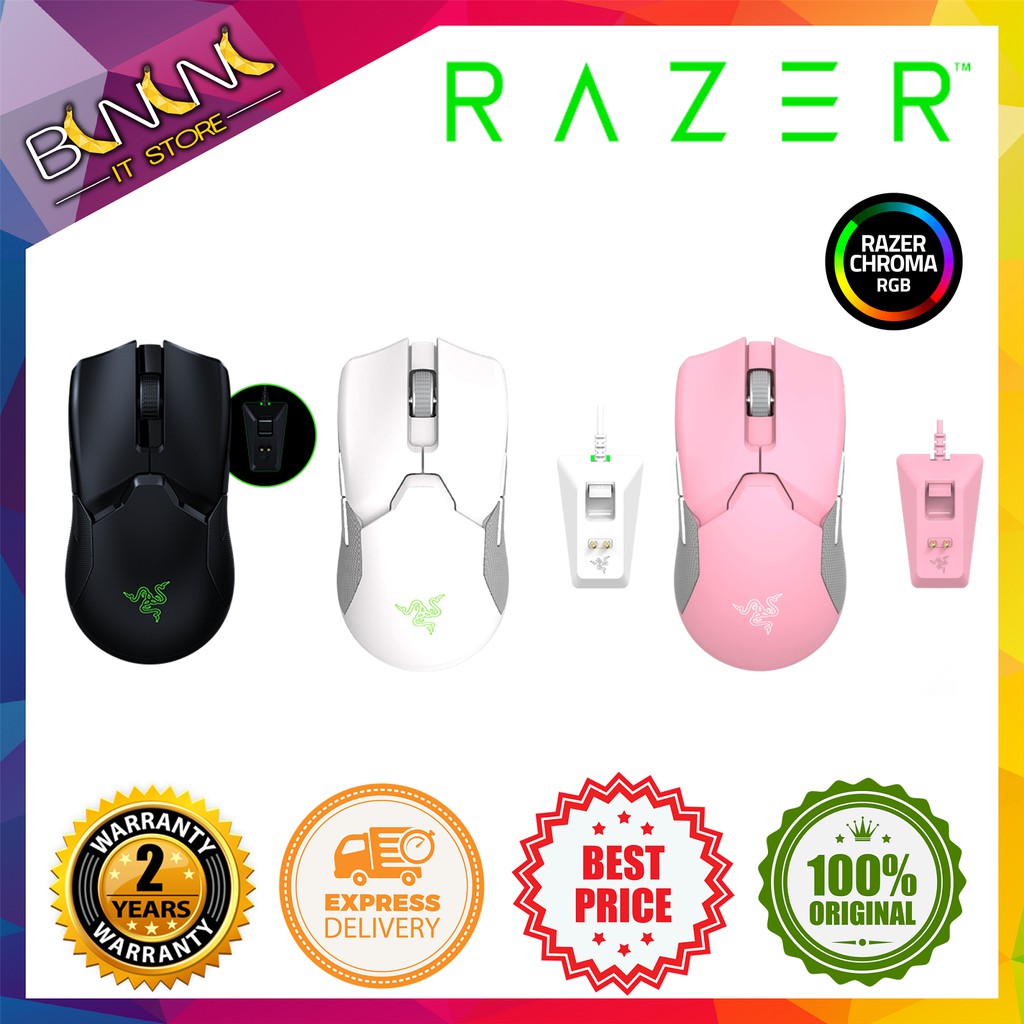 Buy Ready Stock Razer Viper Ultimate Rz01 R3a1 Razer Viper Ultimate With Charging Dock Quartz Seetracker Malaysia