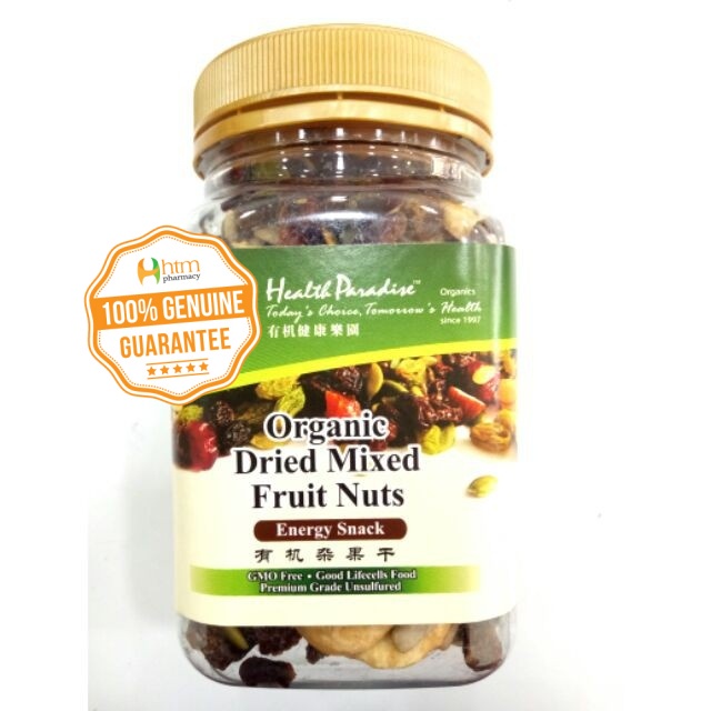 Health Paradise Organic Dried Mixed Fruit & Nuts 200G Shopee Malaysia