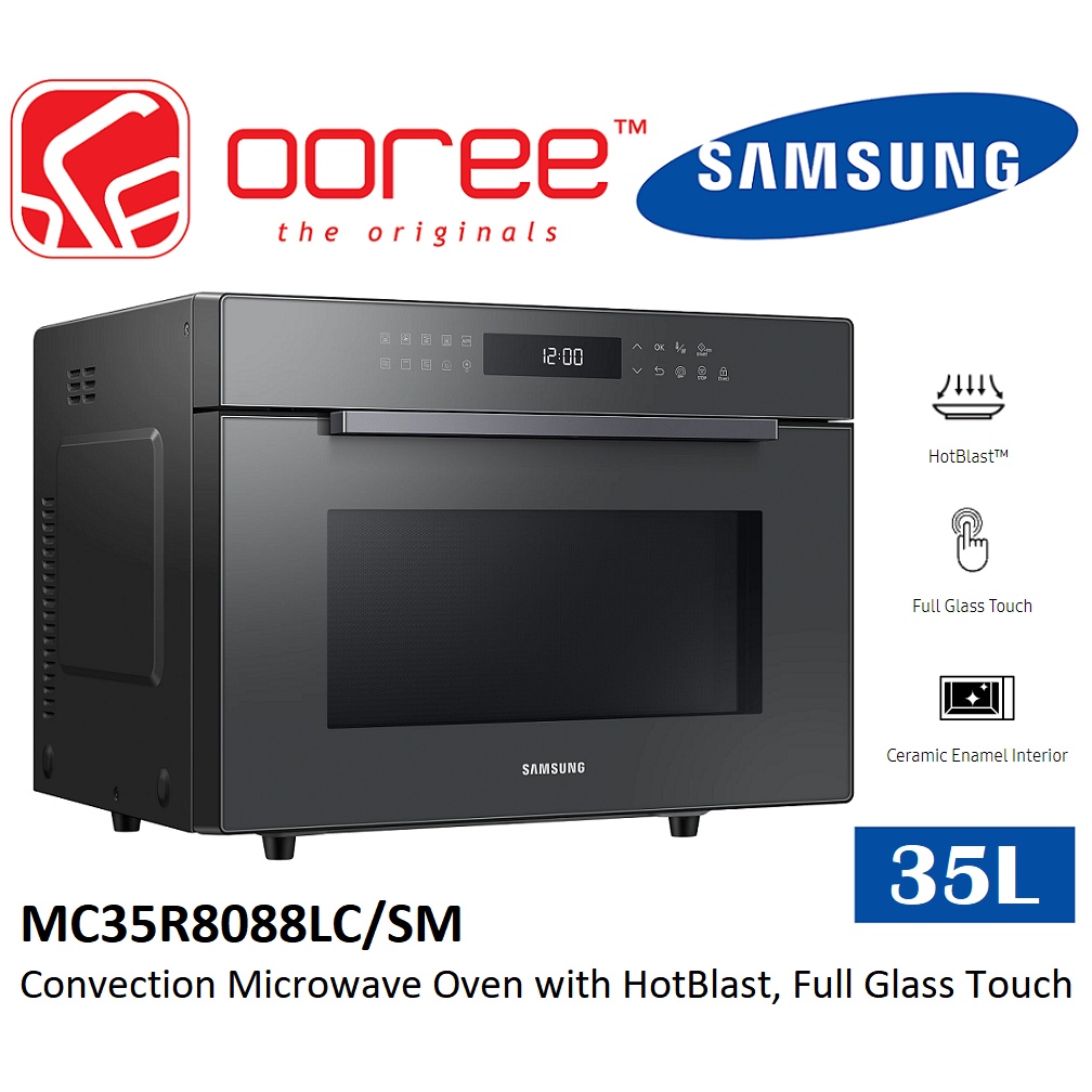 SAMSUNG MC35R8088LC/SM 35L CONVECTION MICROWAVE OVEN WITH HOTBLAST
